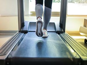 Woman on Treadmill